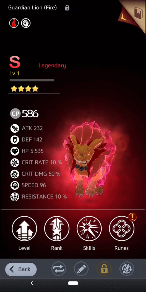 Guardian Lion (Fire)