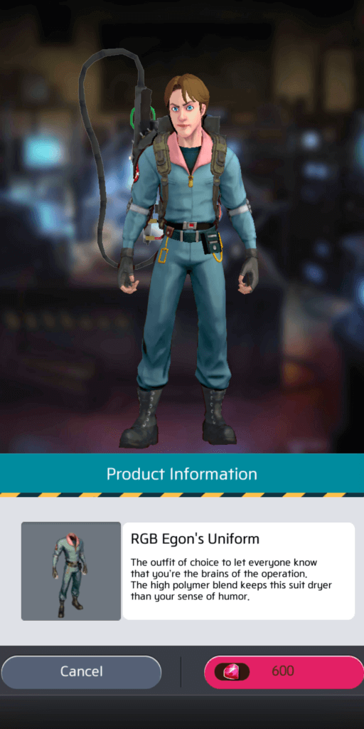 Egon's Real Ghostbusters Uniform - Male