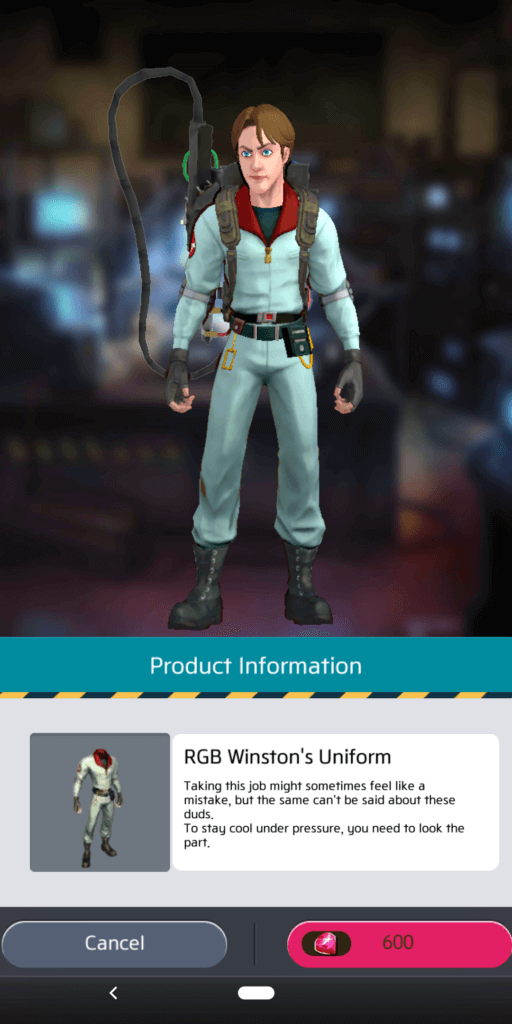 Winston's Real Ghostbusters Uniform - Male