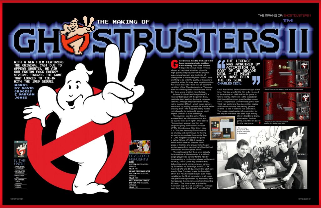 Ghostbusters 2 Video Game Article from Retro Gamer