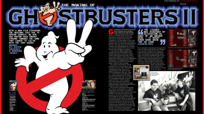 Ghostbusters 2 Video Game Article from Retro Gamer