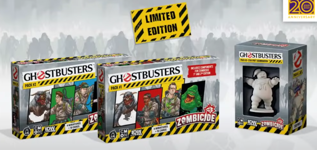 Zombicide Ghostbusters Expansion Packs
