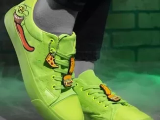 Green Ghostbusters Slimer shoes from FUN.com
