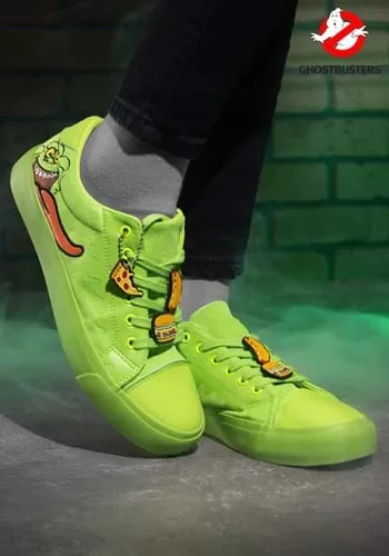 Green Ghostbusters Slimer shoes from FUN.com