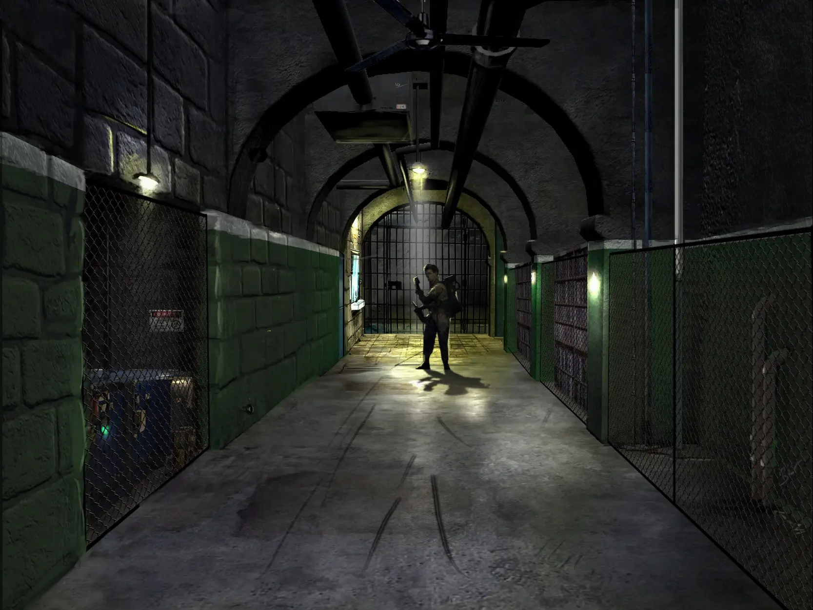 Concept art of the library interior from Ghostbusters: The Video Game