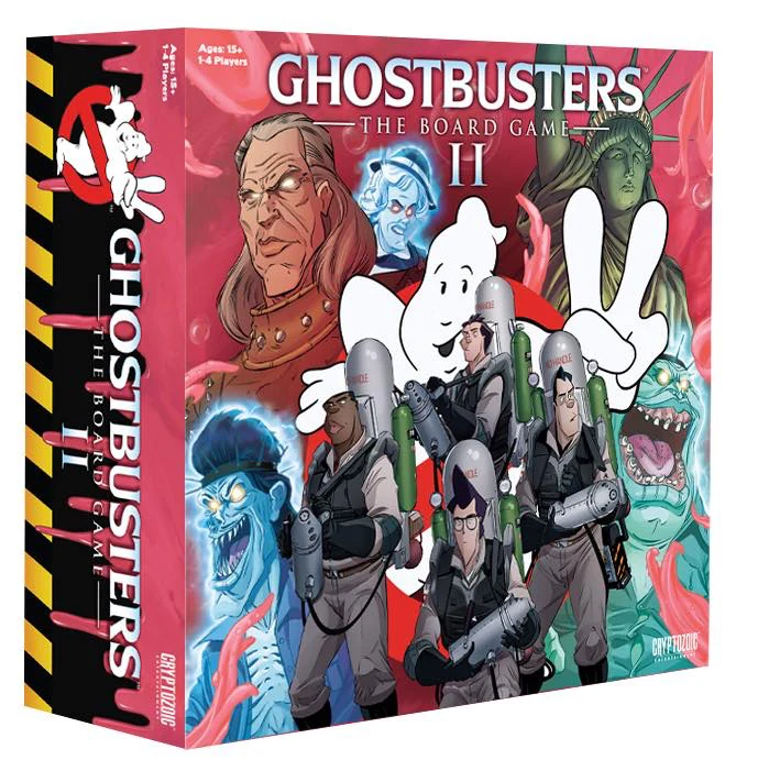 Ghostbusters: The Board Game II retail box art without Kickstarter logo