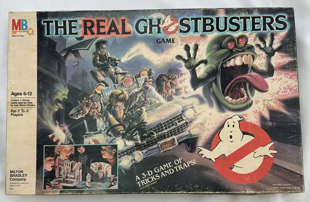The Real Ghostbusters Game box art