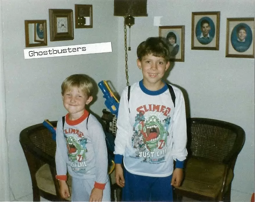 My buddy Christopher and I, circa 1988 or 1989.